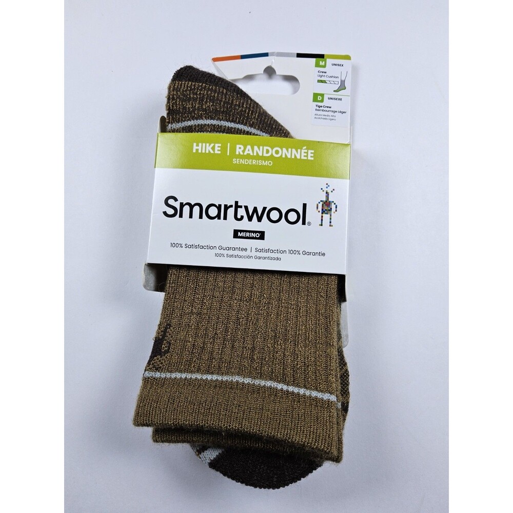 Smartwool Unisex Hike Merino Crew Socks Light Cushion Size M (W7-9.5, M6-8.5)